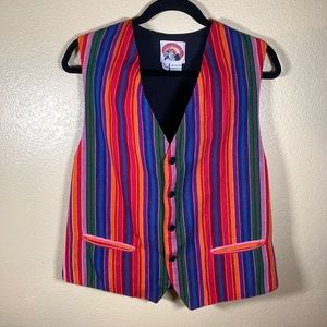 Vintage handmade striped vest